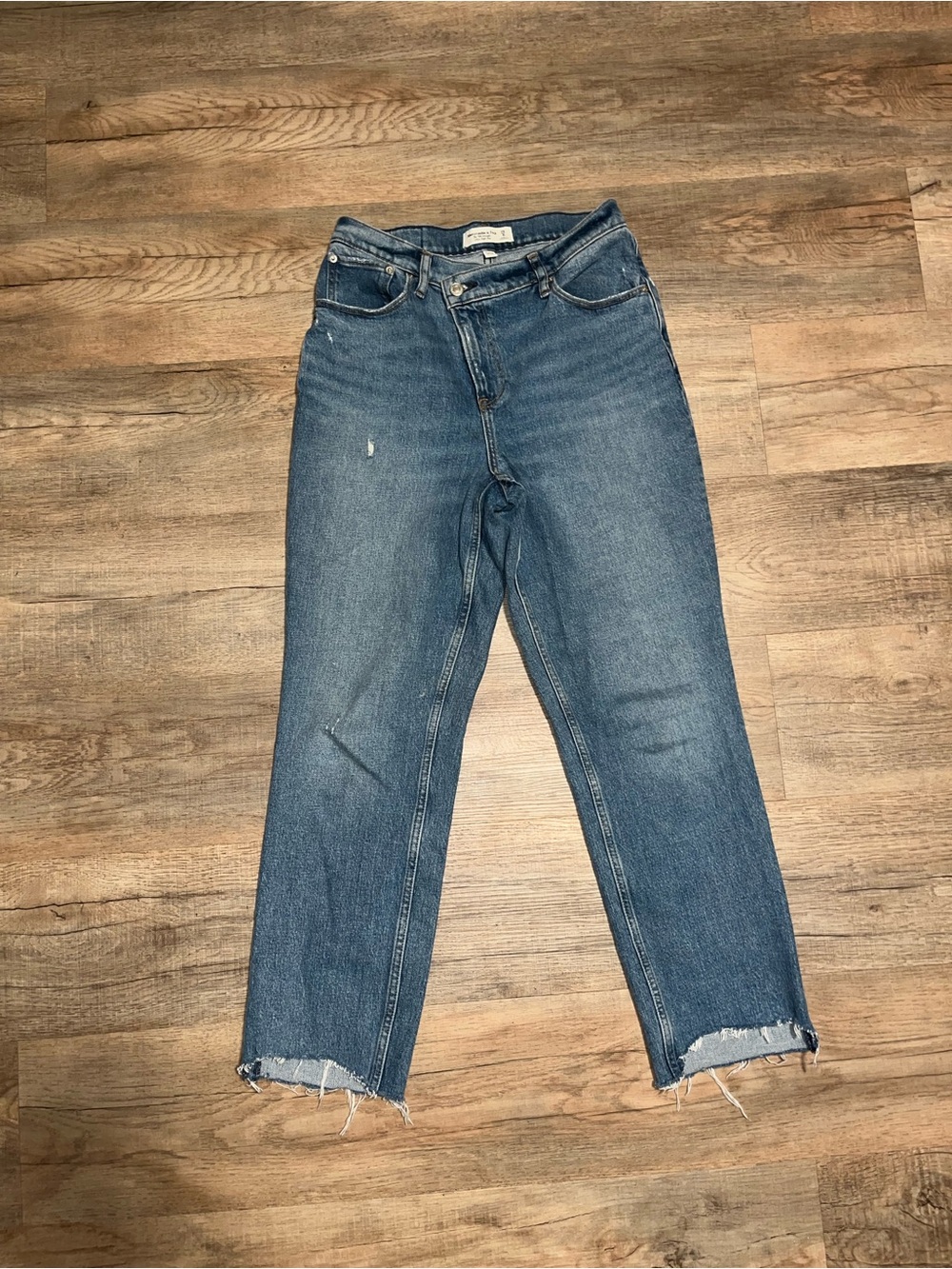 Abercrombie & Fitch Curve Love The '90s Straight Ultra High Rise size 8